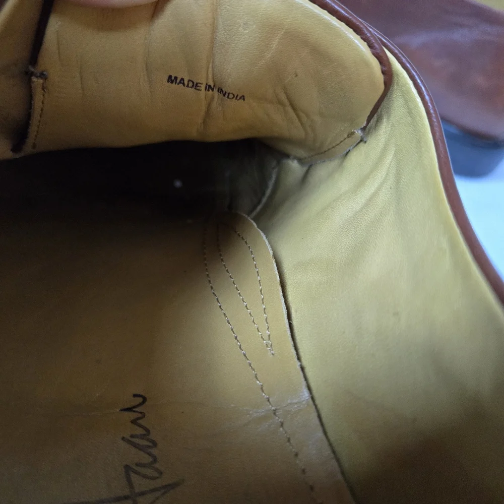 Cole Haan Mens Classic Brown Leather Beckett II Split Toe Dress Shoes C06400 11M